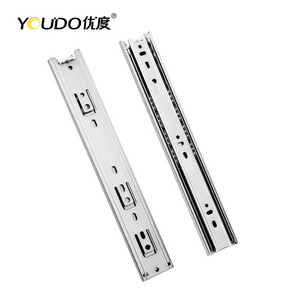 YOUDO ball bearing slide 45mm drawer glides telescopic slide rails Drawer Slide For Cabinet Accessories Drawer Rail