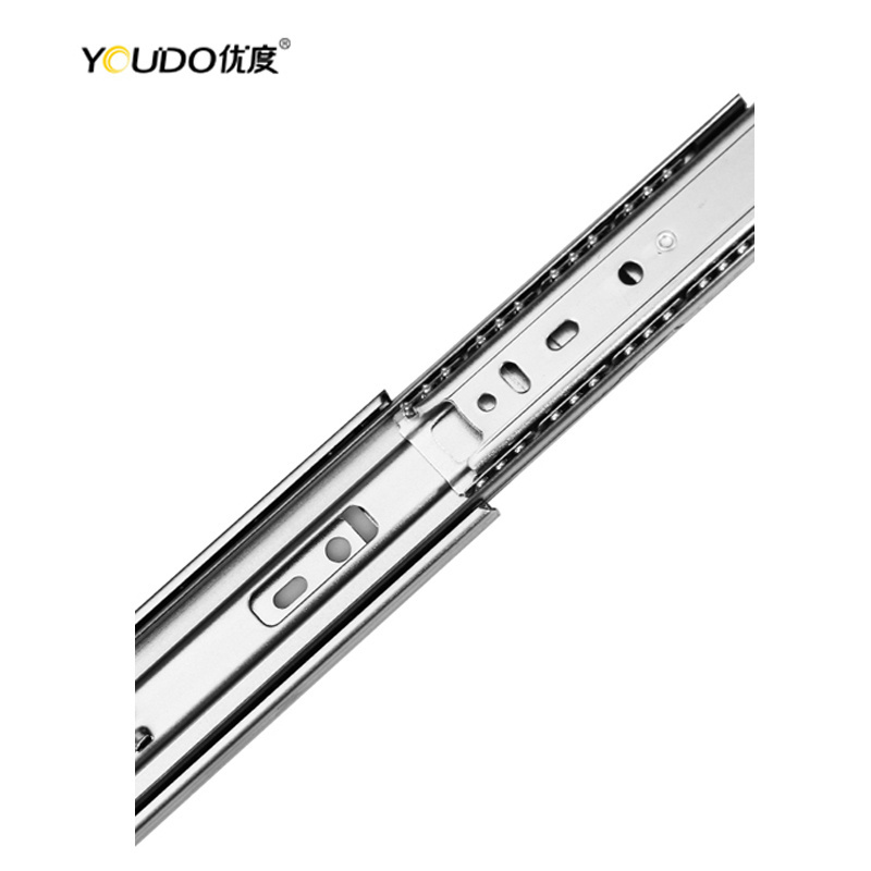 YOUDO China Drawer Runners Kitchen Drawer Bottom Rail Soft Close  200mm Ball Bearing Drawer Runners