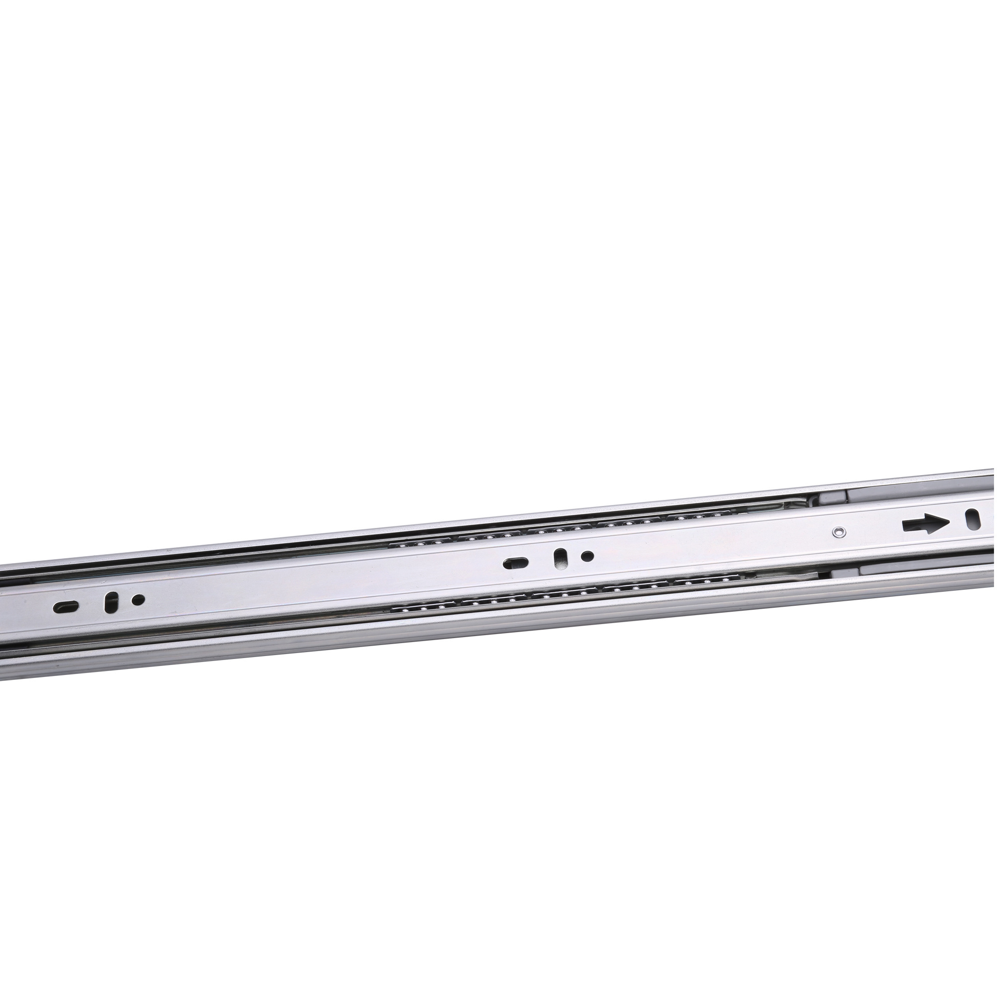 YOUDO Kitchen Cabinet Drawer Rail Stainless Steel 3-fold Full Extension Ball Bearing Drawer Slide For Cabinet Accessories