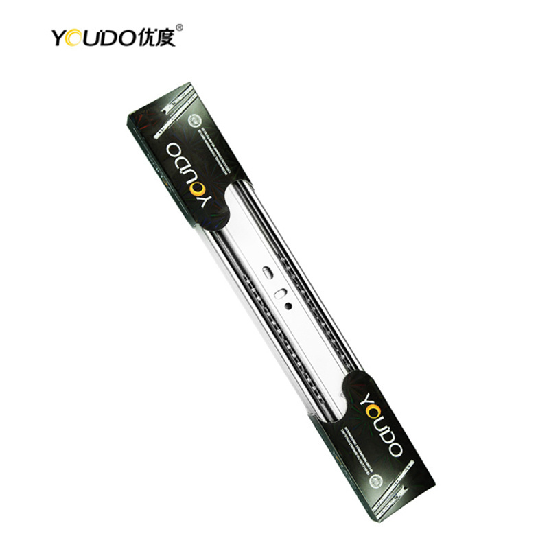 YOUDO 35mm Full Extension Heavy Duty Telescopic Drawer Slides Rails Ball Bearing Locking Drawer Slide