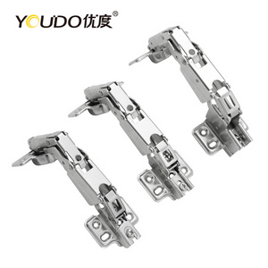 YOUDO Iron Special Angle Furniture Hinges One Way Soft Close Hydraulic 30/45/90/135/165 Degree Angle door Hinge