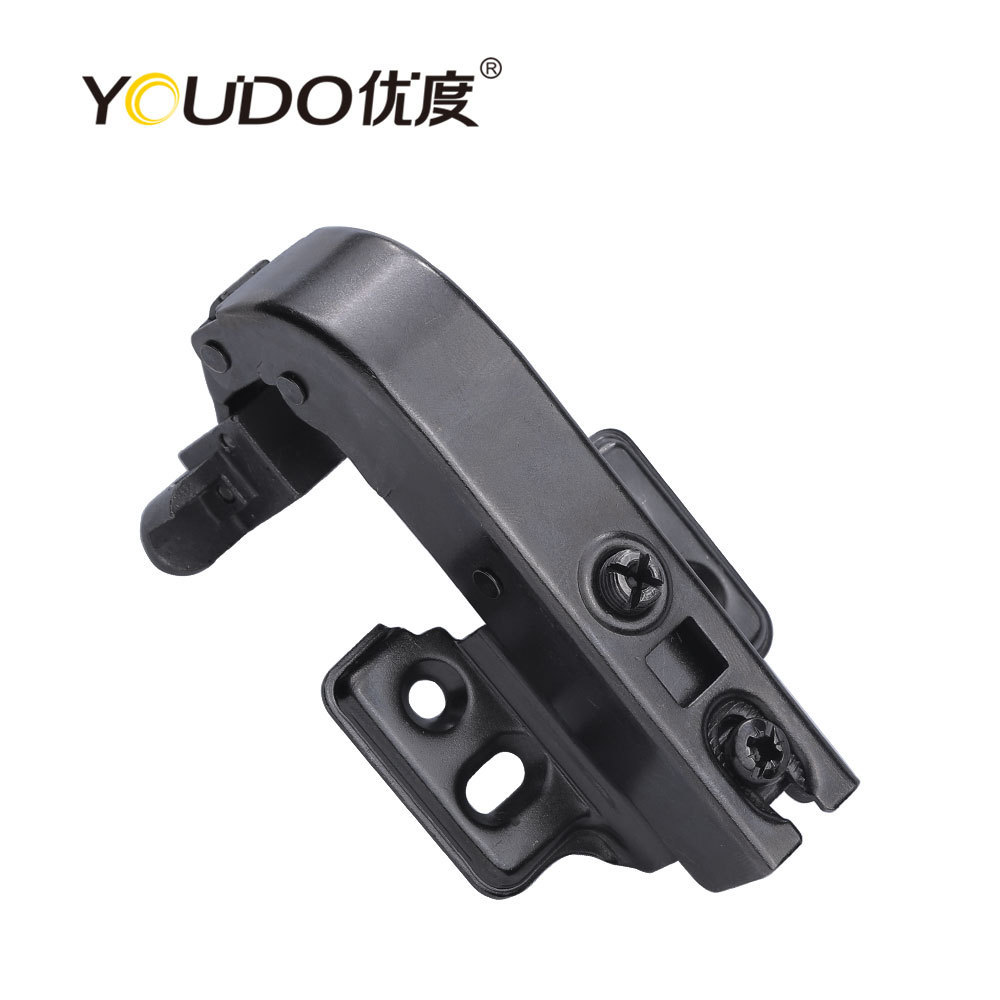 Aluminum frame 90 degree buffer hinge concealed door hinge self-closing kitchen cabinet soft close hinges