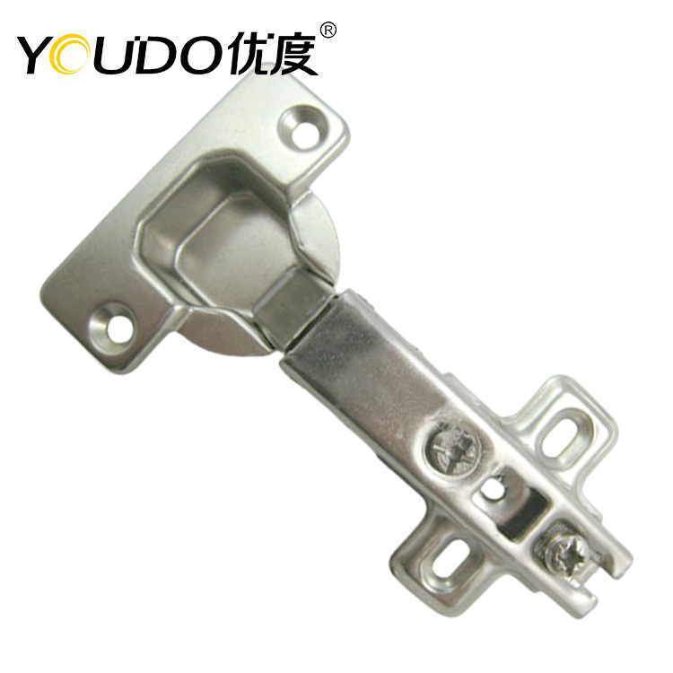 YOUDO  furniture hinges iron 35mm two way hinge wholesale cabinet door hinge For Kitchen Furniture Fittings