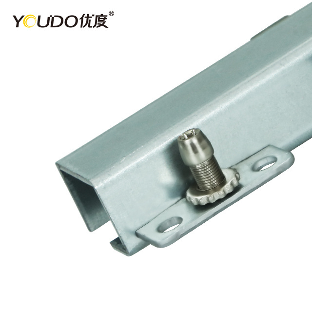 YOUDO bottom mounting furniture hardware hydraulic concealed soft closing drawer slide