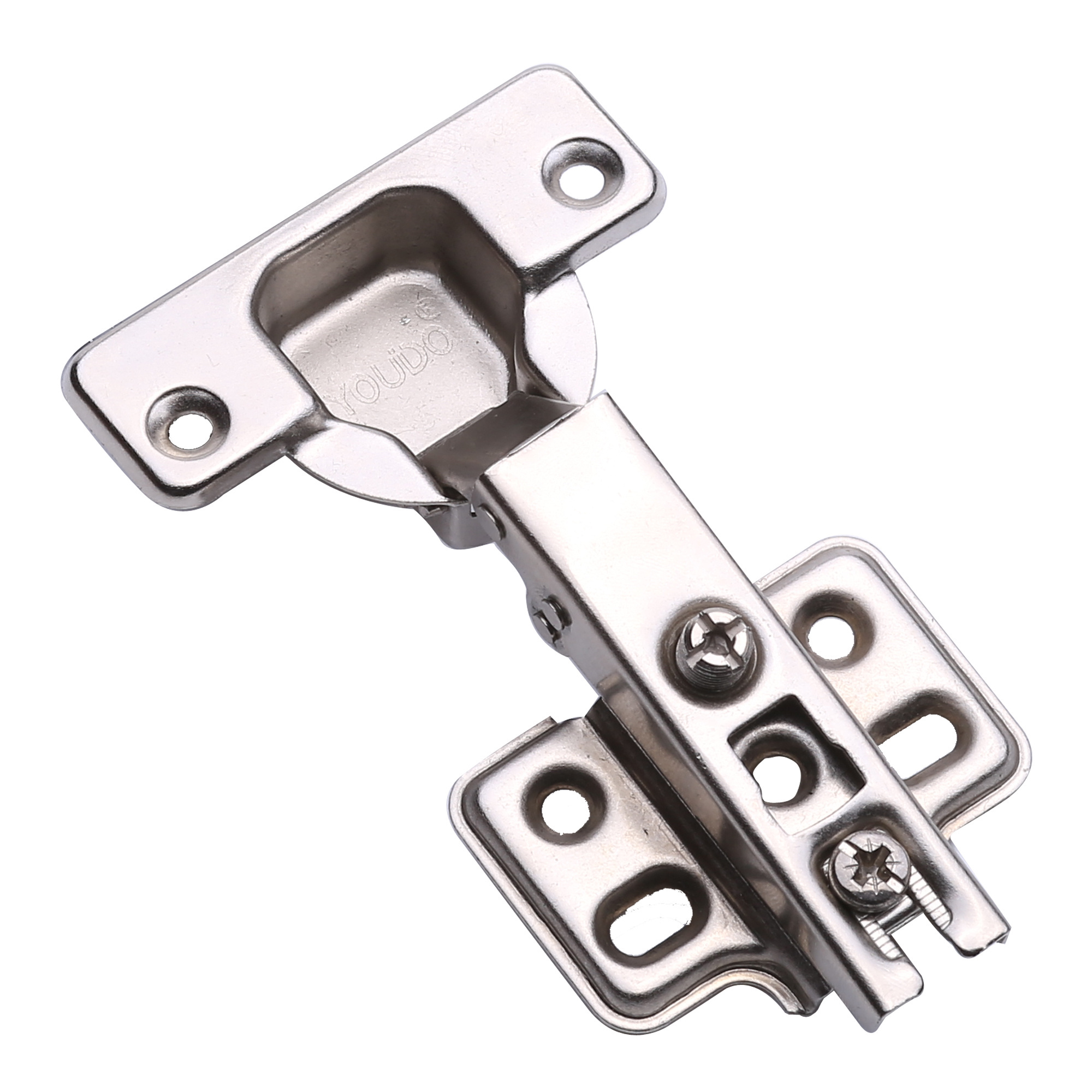 YOUDO  furniture hinges iron 35mm two way hinge wholesale cabinet door hinge For Kitchen Furniture Fittings