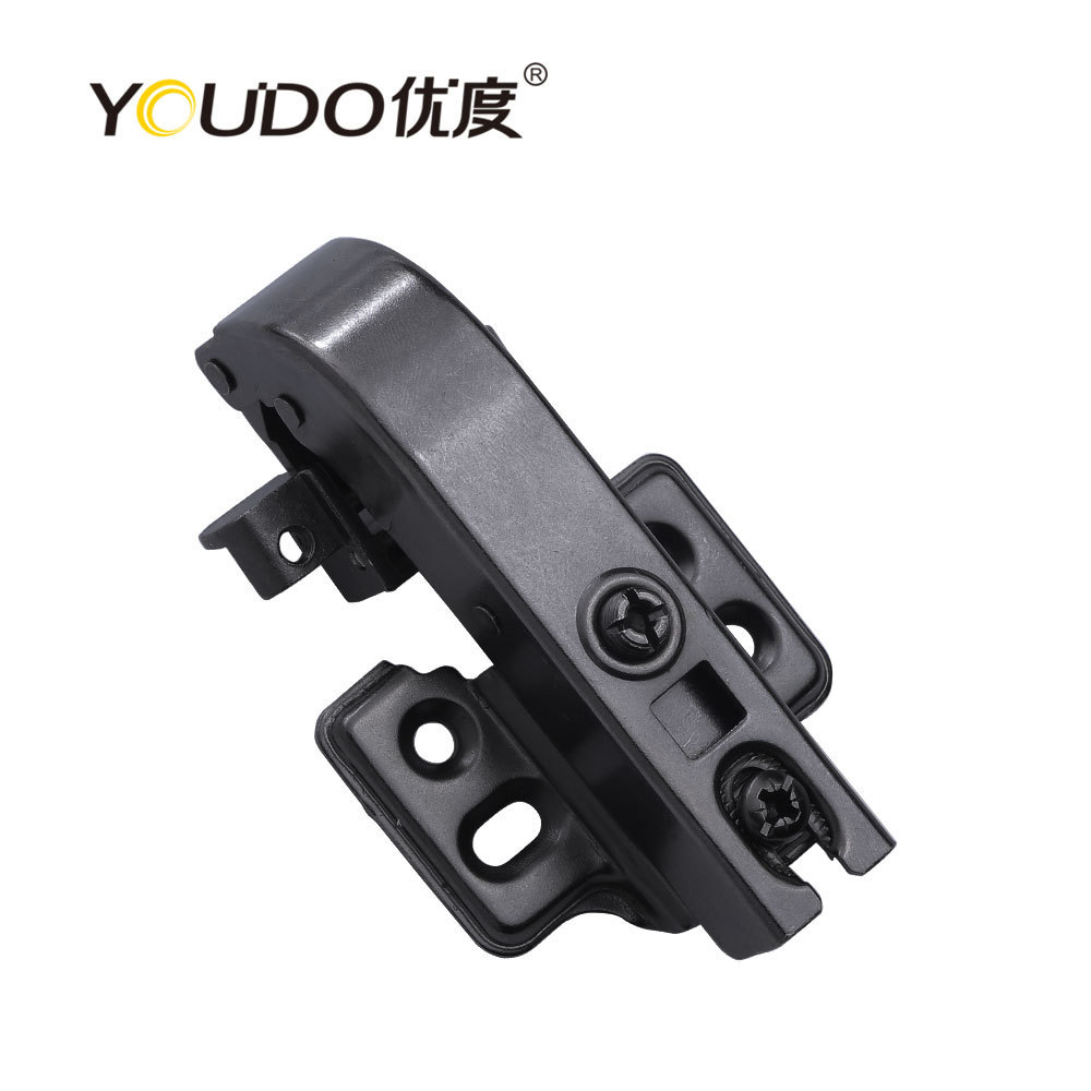 Aluminum frame 90 degree buffer hinge concealed door hinge self-closing kitchen cabinet soft close hinges