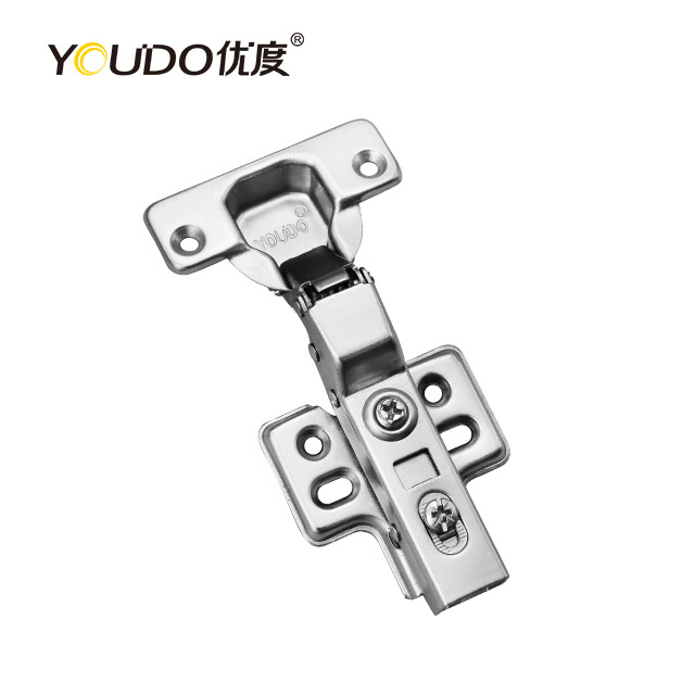 YOUDO Stainless Steel Kitchen Hinges Heavy Duty Gate Hydraulic Auto Hinge Soft Closing Stainless Steel Cabinet Door Hinge