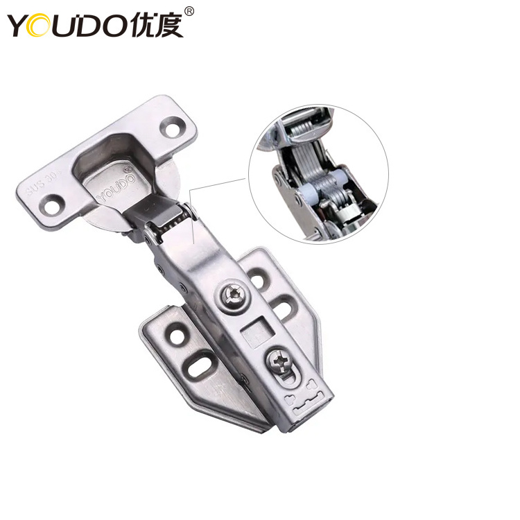 YOUDO New Production Hidden Hinges Clip On Hydraulic Soft Closing Hinges