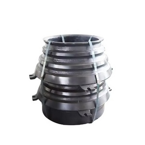 High quality Mn18cr2 cone crusher spare parts mantle bowl liner and concave surface Customized according to drawings