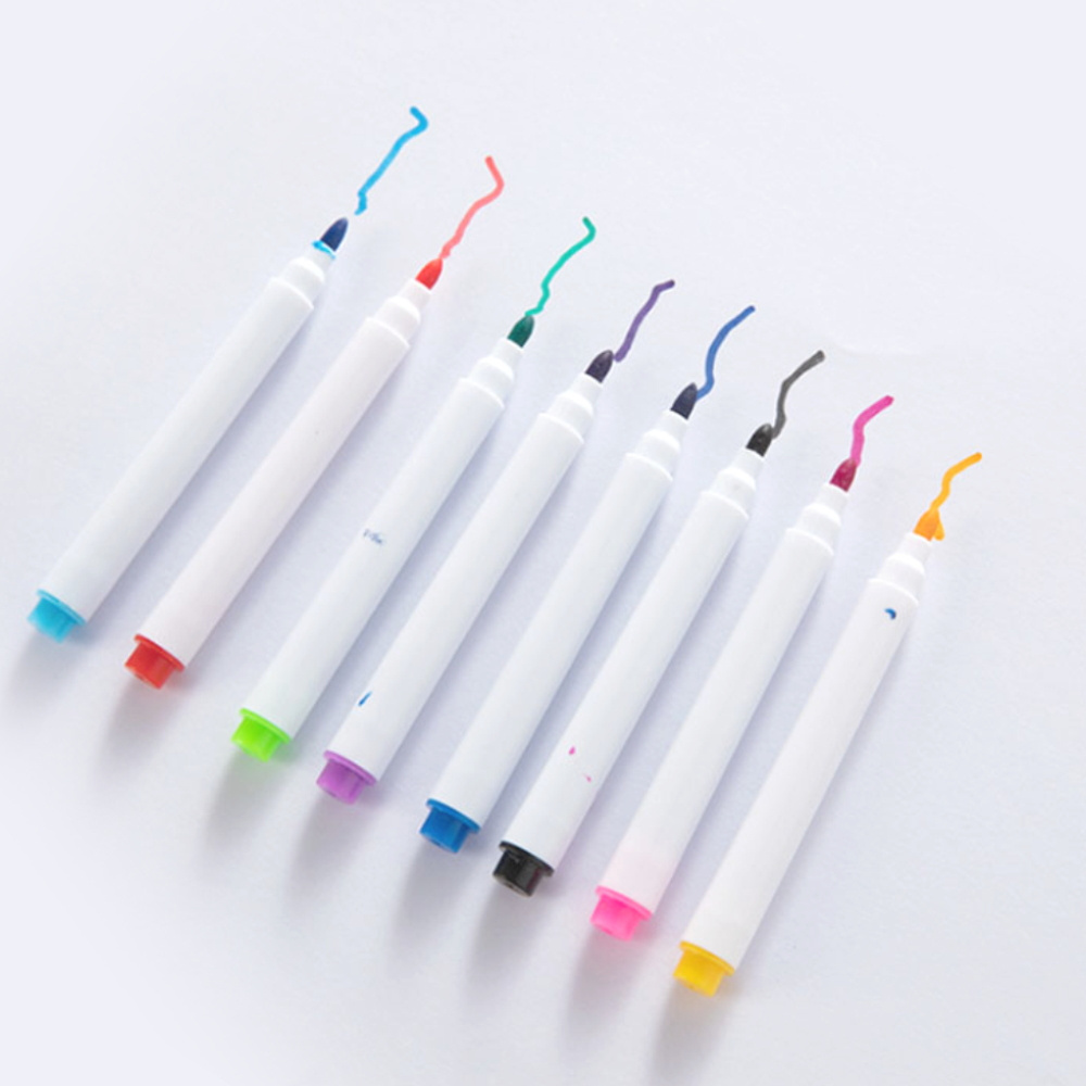 Magical Marker Water Painting Pen Whiteboard Markers Floating Ink Pen Doodle Water Pens Early Education Toy Art Supplies