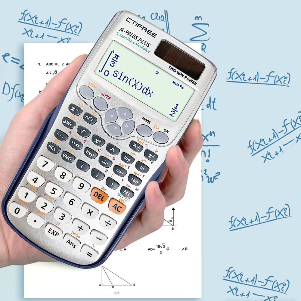 Fx-991es Plus Scientific Cientific Calculator Professional Student Mathematics Custom Scientific Calculator Fx-991es Plus