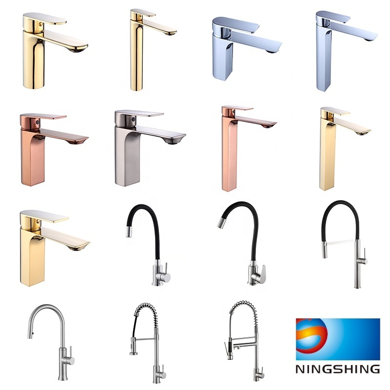 Ningshing 304 SS Mixer Faucet pull out down kitchen tap faucet