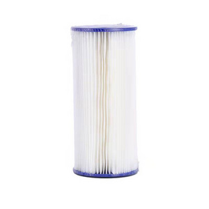 Ningshing OEM 10 inch 20 inch Pleated filter cartridges for water purifier