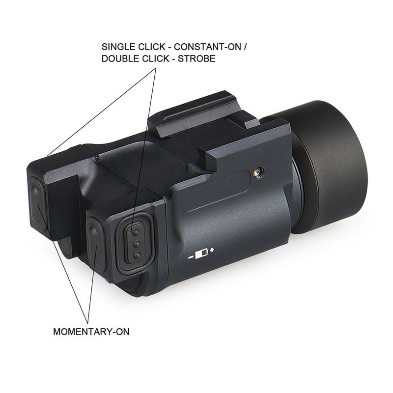 Hot Sell Tactical Outdoor Light Optical Flashlight Fit For Man Use At Night