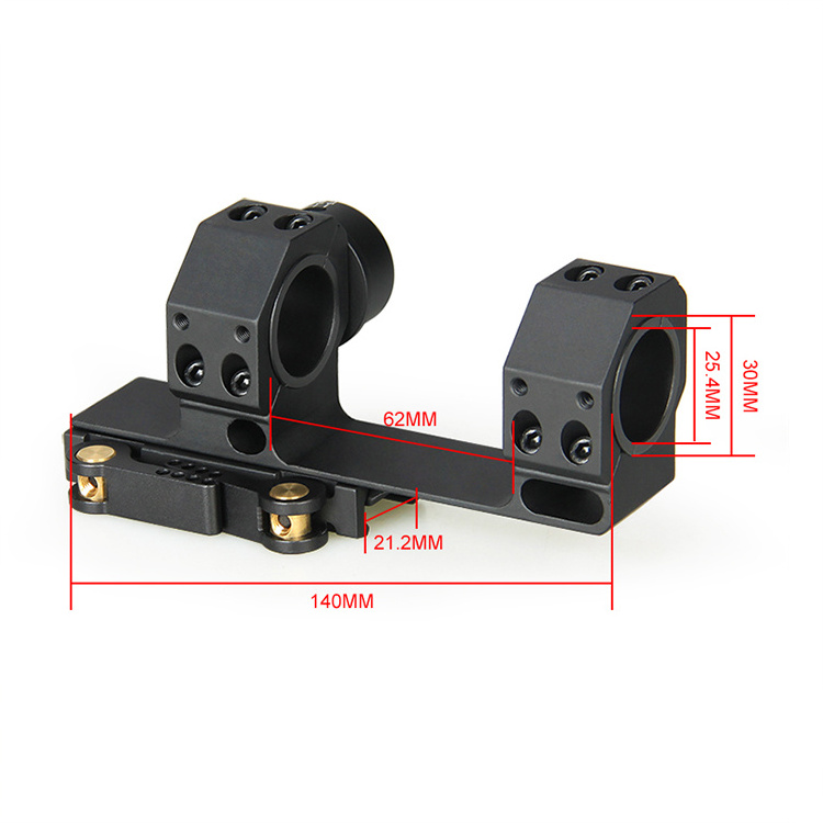 QD Auto Lock Adjustable single Ring 25.4 or 30mm Scope mount for mounting flashlight 24-0219