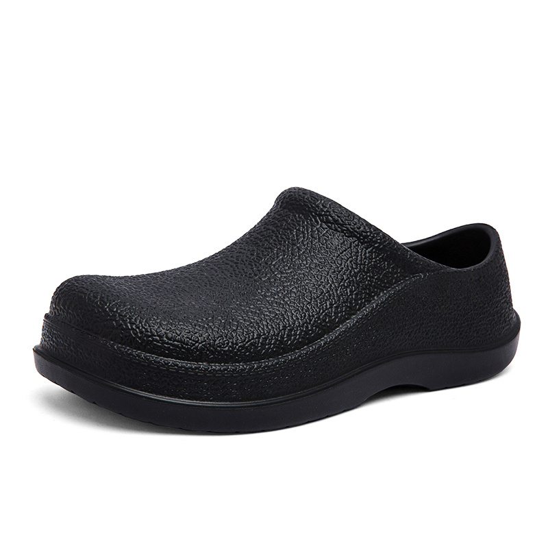 New eva lightweight wholesale unisex kitchen shoes chef men woman high quality black non-slip clogs low price factory export