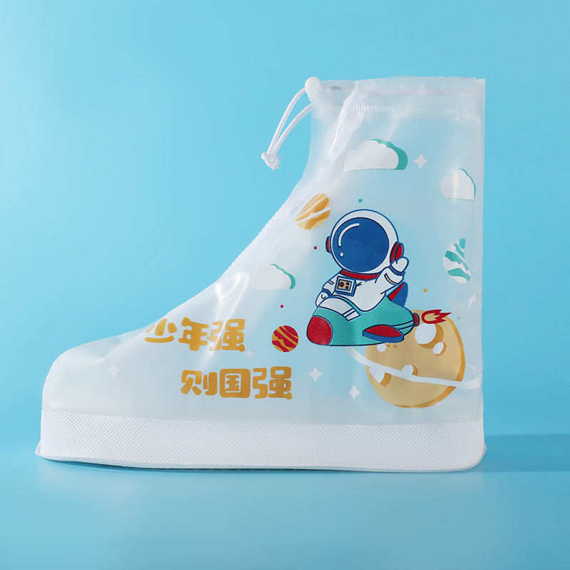 wholesale new arrival children waterproof shoes cover low price PVC kids rain boot shoe covers cartoon cute design customize