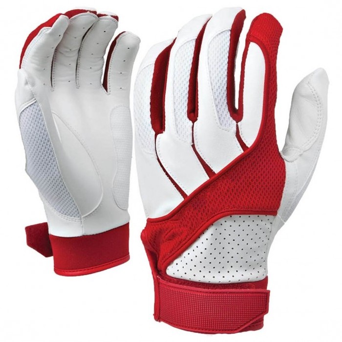 OEM 100% Pure Leather Custom Baseball Batting Gloves Low Price Hand Protection Baseball softball batting Gloves by Canleo