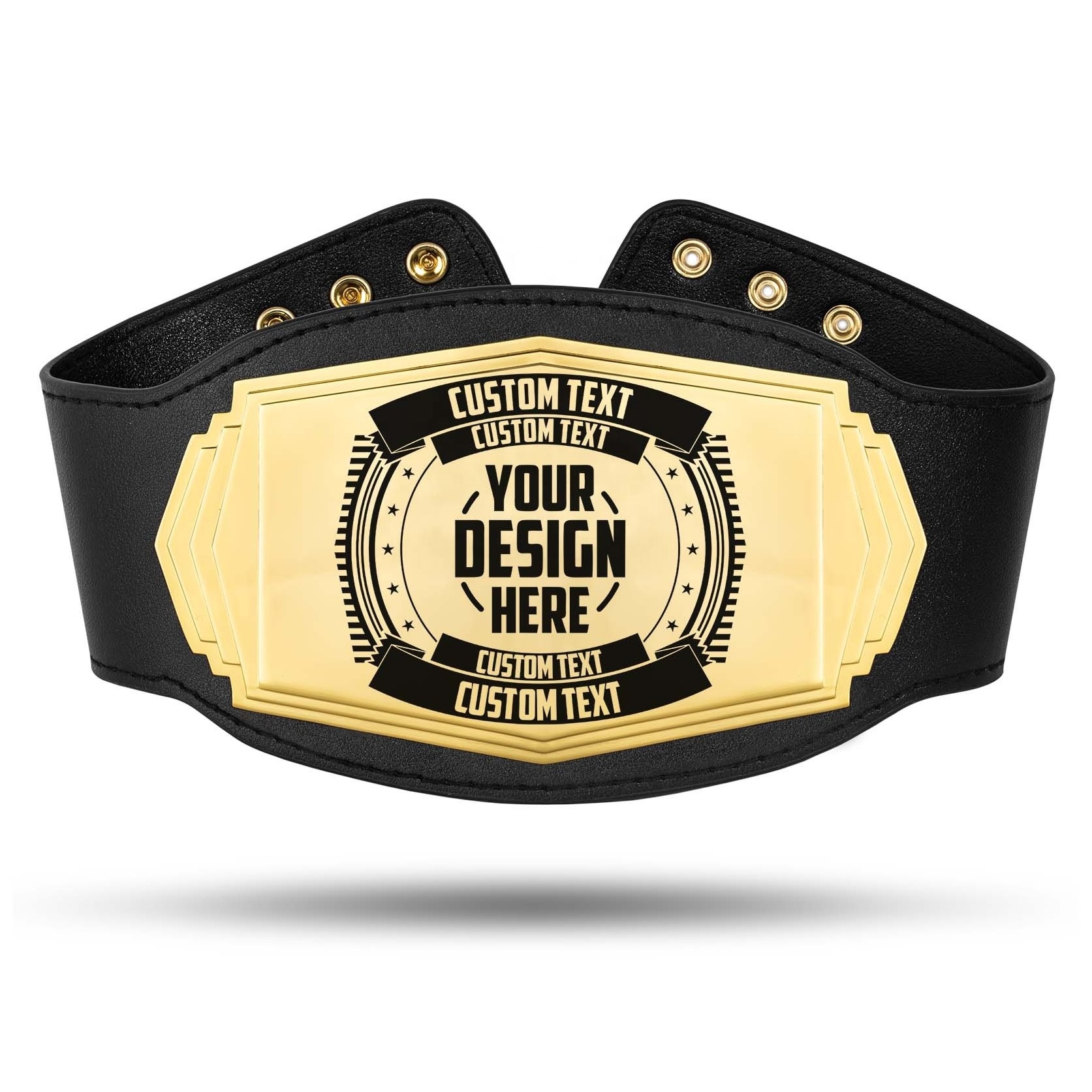 Championship Belt Championship Wrestling Belt OEM Logo Customized Design Martial Arts Boxing High Quality Title Belts by Canleo