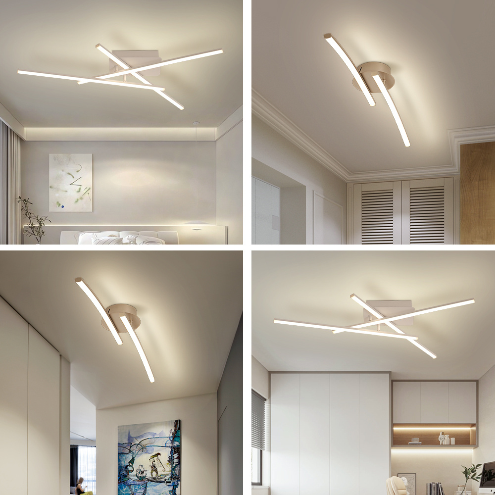 Ceiling light Living room Bedroom light Full spectrum simple bedroom ceiling  Modern led fan light fixtures