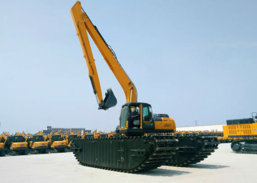 xuzhou made XE215SLL 34ton long amphibious excavator