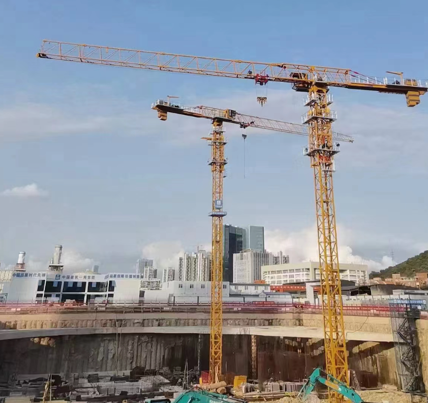 popular model 10ton tower crane XGT6515-10S with cheap price