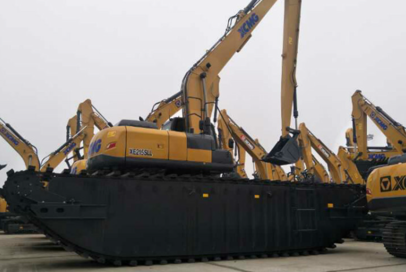 xuzhou made XE215SLL 34ton long amphibious excavator