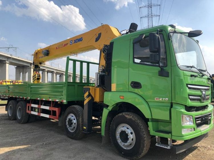 Xuzhou loader crane GSQS175-4 17 ton telescopic towable trailer truck mounted crane for sale