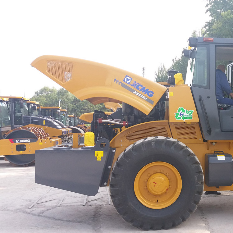 XCM G 14 ton Road Roller XS143J XS142J Single Drum Roller Compactor Vibratory Soil Roller sales