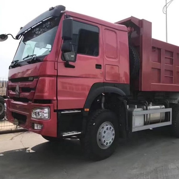 sinotruk howo 15 ton 4x2 double axle tipper trailer truck for sale