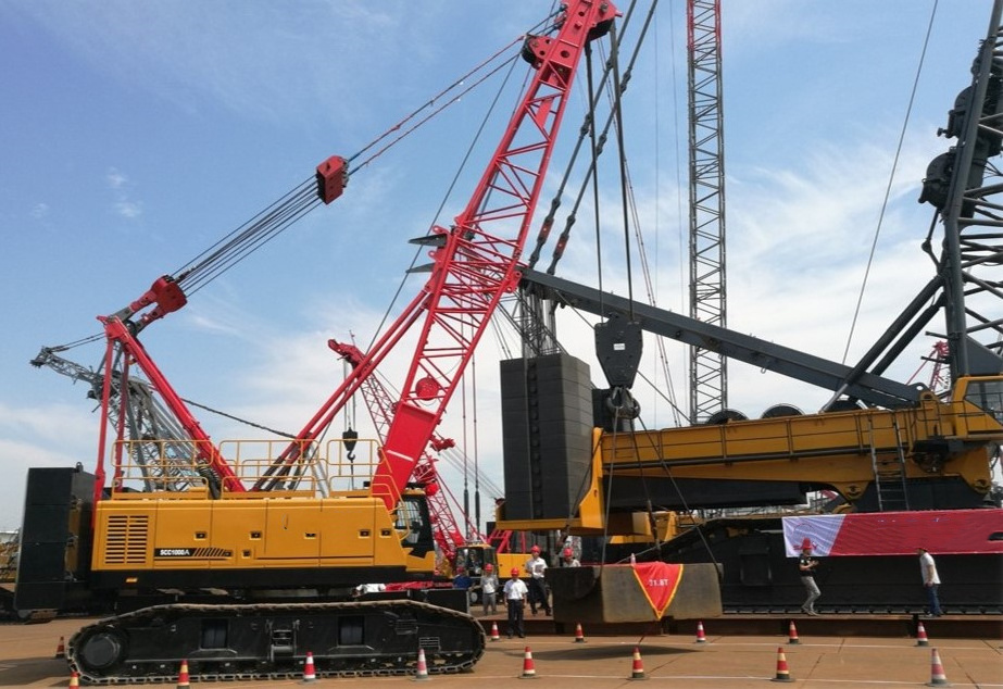 best sale 800 ton SCC8000A crawler crane good price