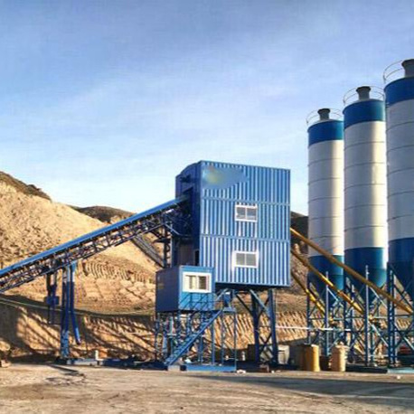 shantui SjHLS120-3S concrete batching plant good price for sale