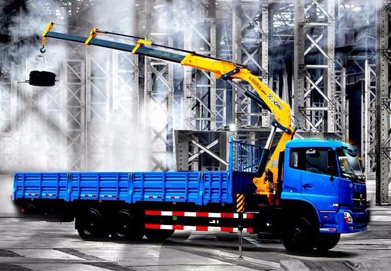 SQ10ZK3Q 10 ton knuckle boom truck mounted crane for sale