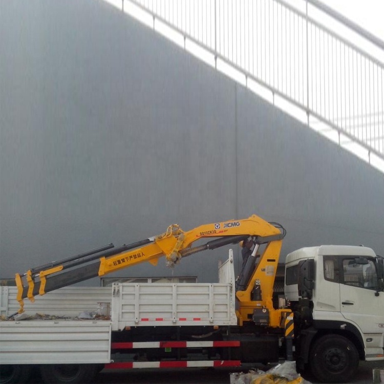 SQ10ZK3Q 10 ton knuckle boom truck mounted crane for sale