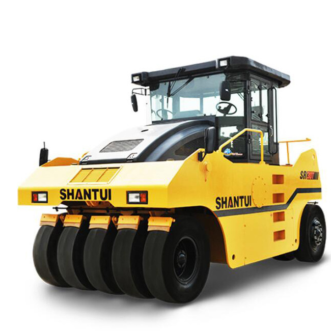 shantui SR26YT-3 26 ton tyre wheel road roller price for sale