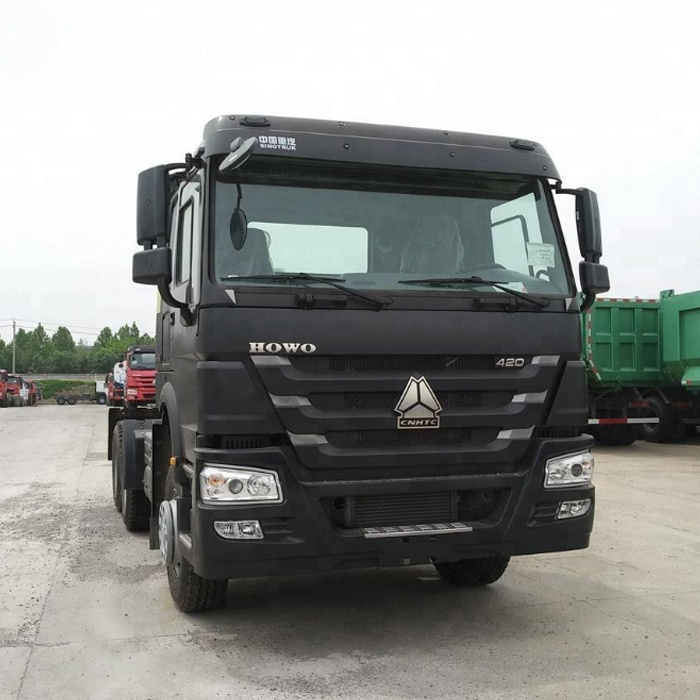 Factory 6x4 tractor truck howo sinotruk 371 price sale for zambia