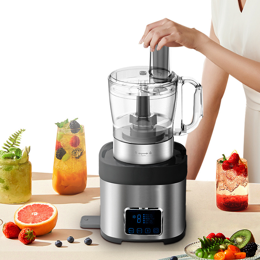 Multifunction Electric Food Powder Grinder Soybean Milk Maker Juicer Machine Stainless Steel Fresh Juice Blender With Chopper