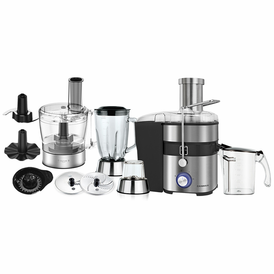 800w Home Appliances Professional Electric Automatic 4 In 1 Juicer Mixer Grinder Stainless Steel Juicer