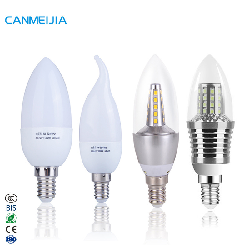 3W 5W 7W 9W E14 220V Led Lamp Candle Edison Bulbs Filamant Light Fixture Home Bombilla Candle light bulb/Led Light Bulb