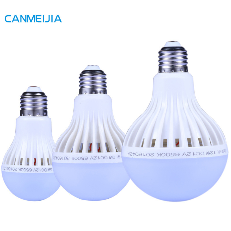 5W 9W 12W 12V DC 12-85V Led Bulb Bombilla Led E27 Lamp Holder Rechargeable 12 Volts Ampoule Led Bulb For Camping Lighting