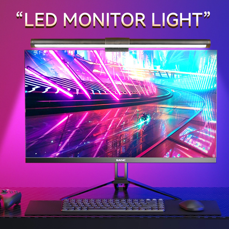 Usb Dimmable Display Rgb Lights For Eye Protect Laptop Lamps Led PC Computer Monitor Light Bar/Home Bar Lights/Screen Light Bar