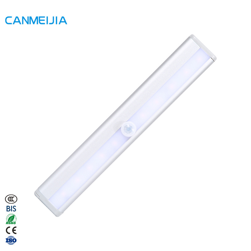 4*AAA Battery Operated Radar Sensor Magnetic Led Light Motion Bar Pir Hallway Bedroom Kitchen Sensor Light,Sensor Light Motion