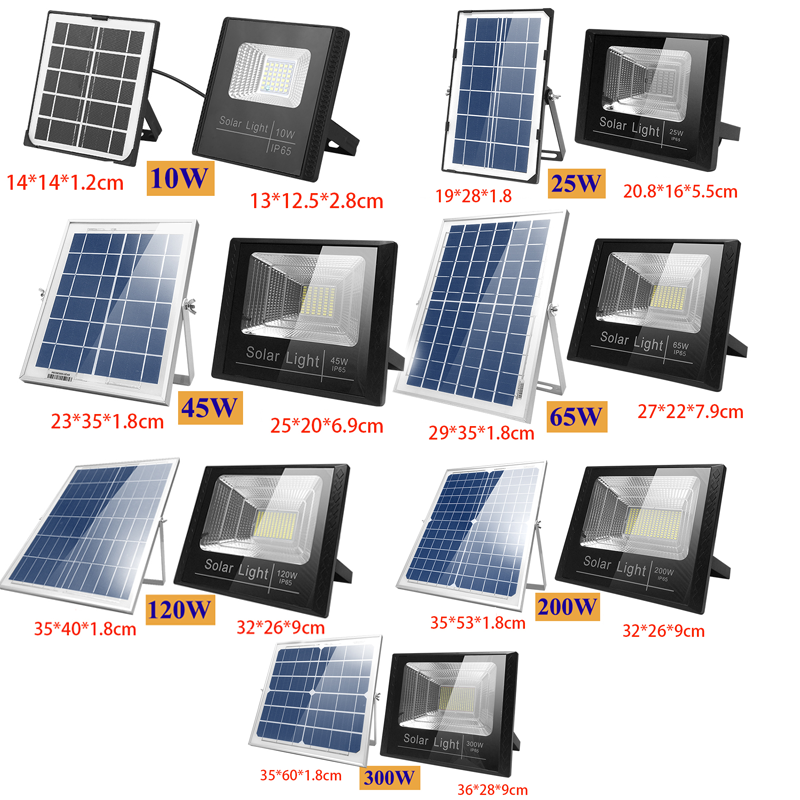 25W 40W 60W 100W 200W 300W Outdoor Lighting Waterproof Remote Control Garden Solar Light,Led Solar Flood Light,Solar Flood Light