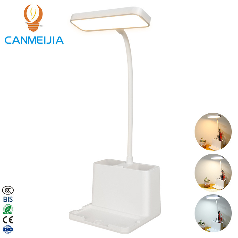 Wholesale Book Foldable Wireless Lampe De Led Cordless Batter Rechargeable Bedside Study Reading Light/Desk Lamp/Table Lamp