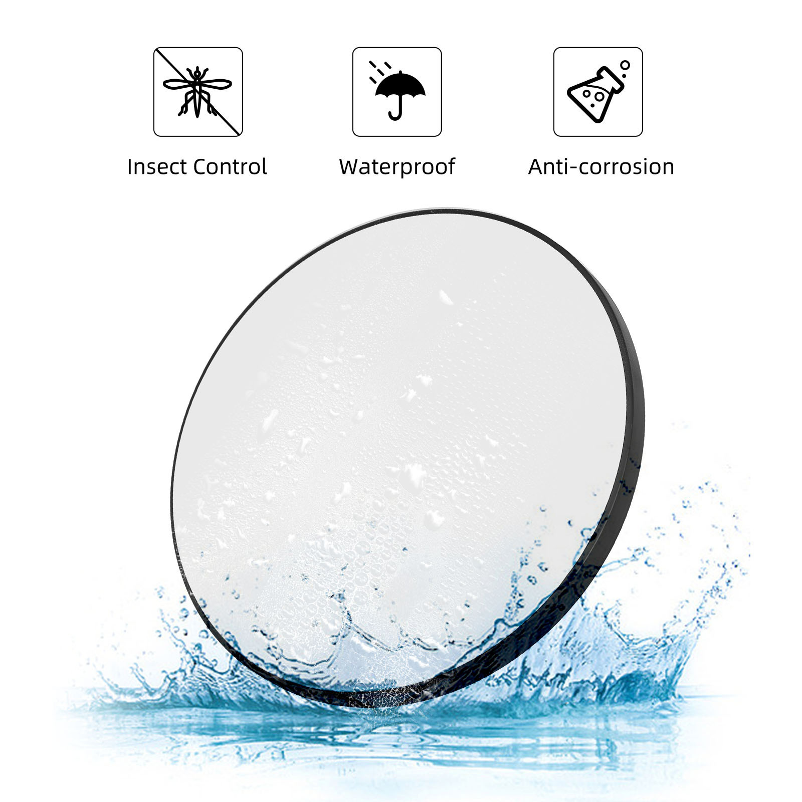 Surface Mounted Round  For Living Room Tri-Proof Lamp Waterproof For Bedroom Led Ceiling Lamps/Led Light/Led Ceiling Light