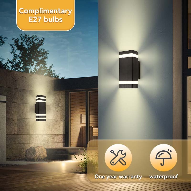 Modern Home Lighting Up And Down Lights/Outdoor Light/Hotel Villa Exterior Mounted Waterproof Garden Light Wall Light