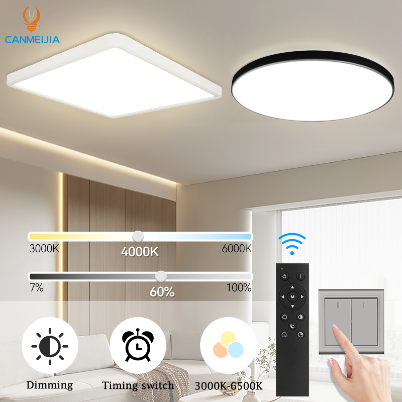 Canmeijia Indoor Living Room Round Led Light Ceiling/Dimmable Remote Ultra Thin Ceiling Lamp,Led Ceiling Light,Ceiling Lights