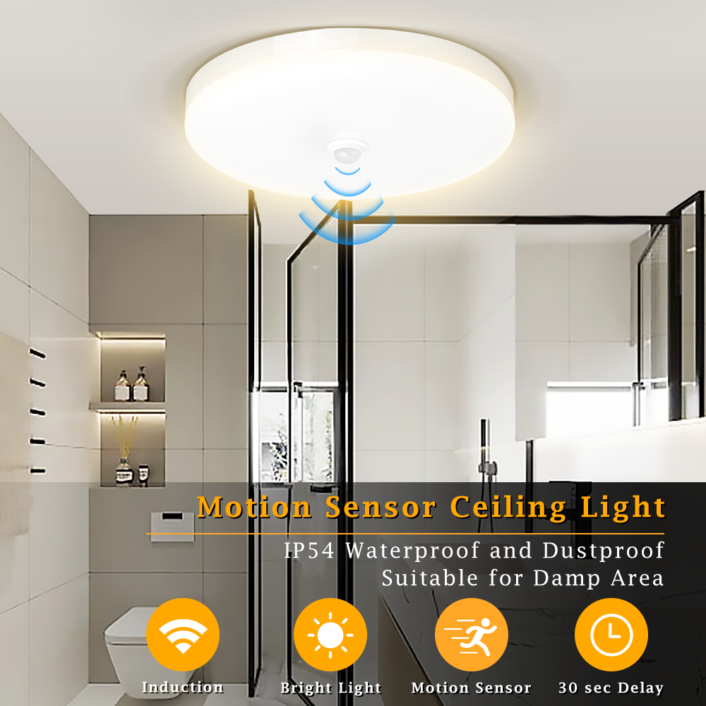 Smart Home Lights/Smart Pir Sensor Lighting Led Ceiling Lamp,Motion Sensor Light Led Ceiling Lights,Smart Ceiling Light