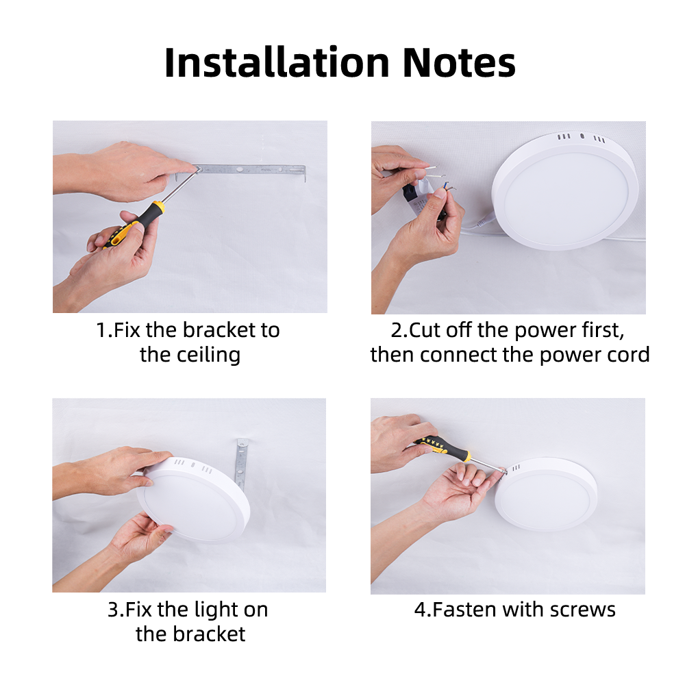 Canmeijia Indoor New Square/round ceiling lights super bright led light ceiling surface mounted panel light /led panel light