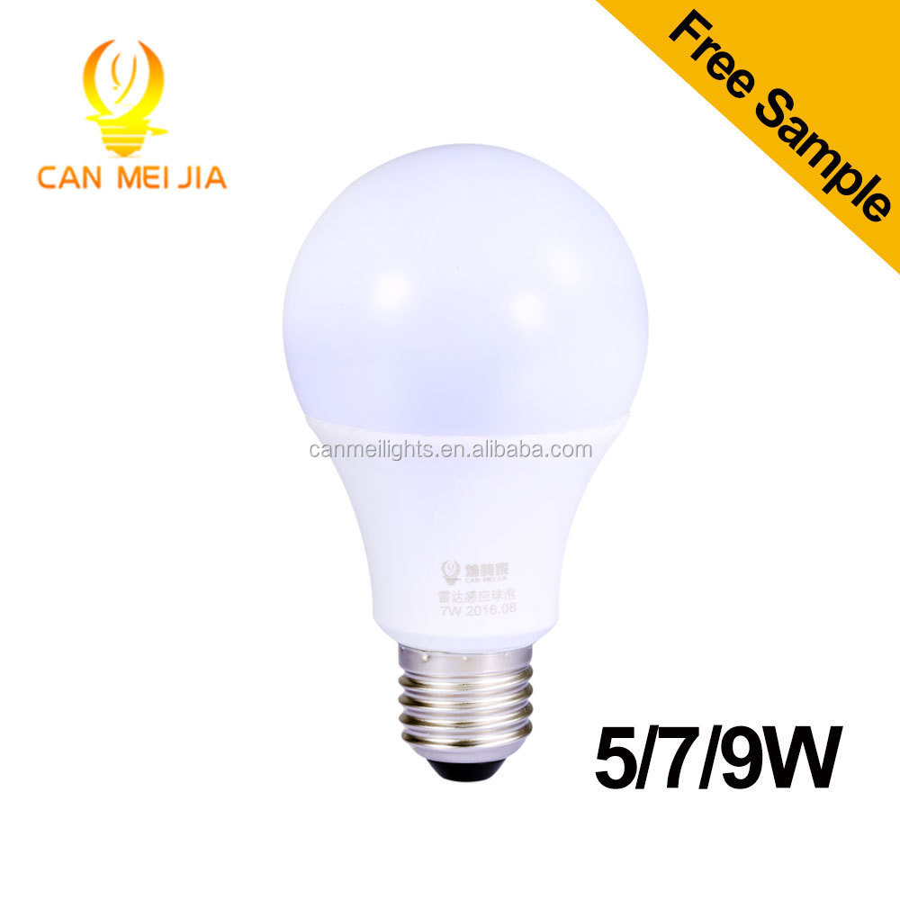 5W 7W 9W E27 B22 SKD Induction Sensor Smart Microwave Motion Sensor LED Bulb,Motion Sensor LED Light Bulb,Motion Sensor LED